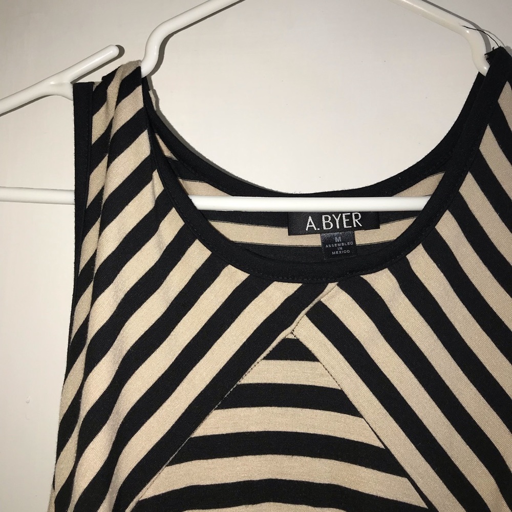 Striped A. Byer dress